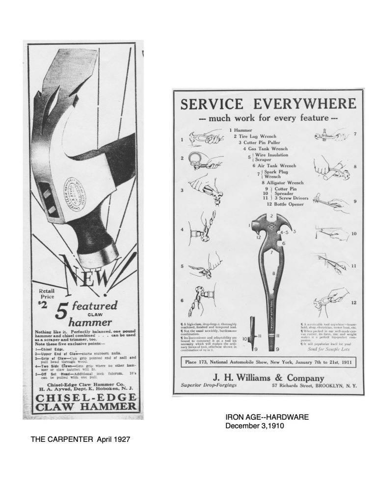Chisel-Edge Claw Hammer